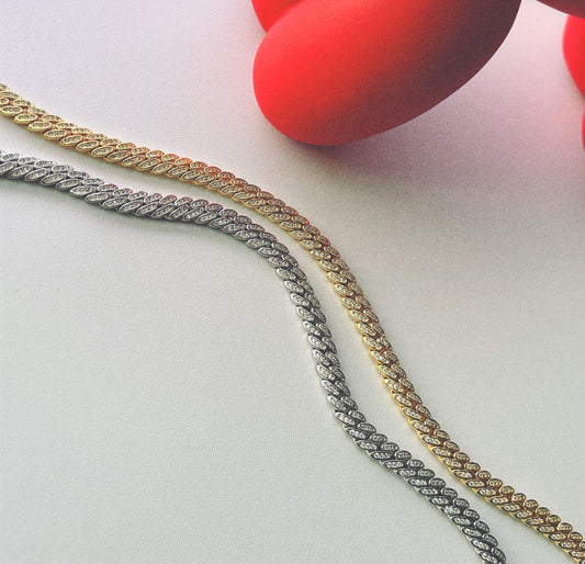 Itty Bitty Micro Cuban Anklet